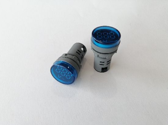 Indicador de Voltaje LED 22MM