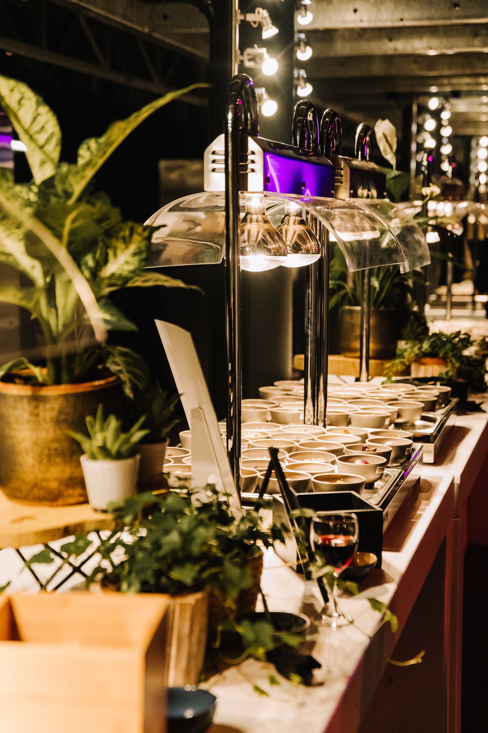 fête du personnel - boisson et plat