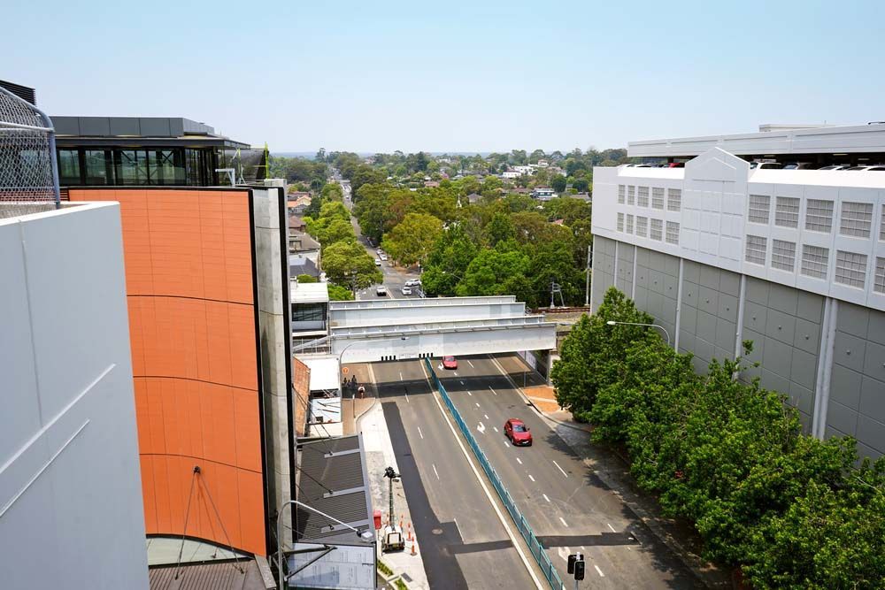 Aerial View of A Bridge Over A Road — Craig’s Lawn Mowing and Garden Maintenance in Miranda, NSW