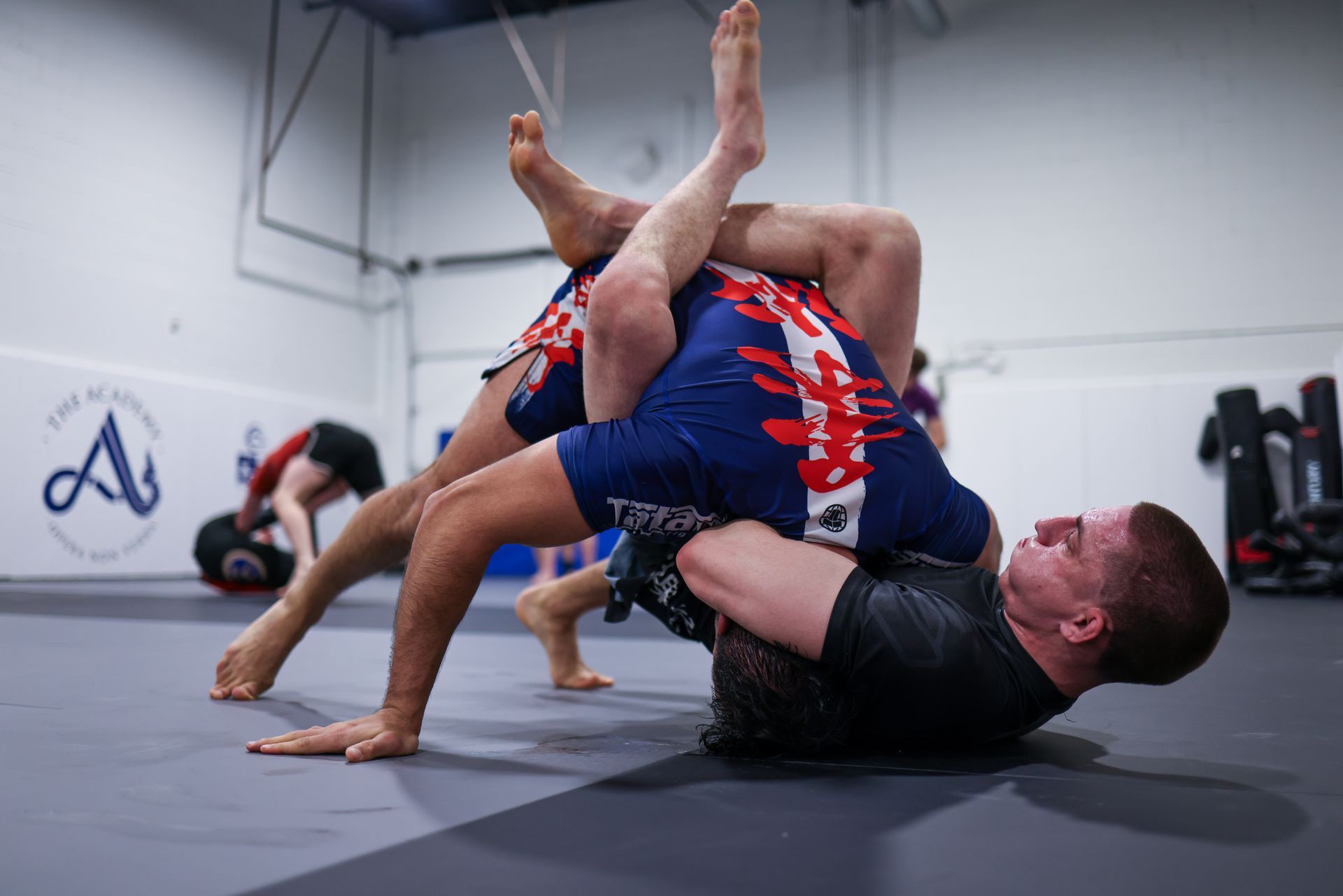 Adults training Brazilian Jiu-Jitsu at The Academy Eden Prairie in Minneapolis, MN, building fitness