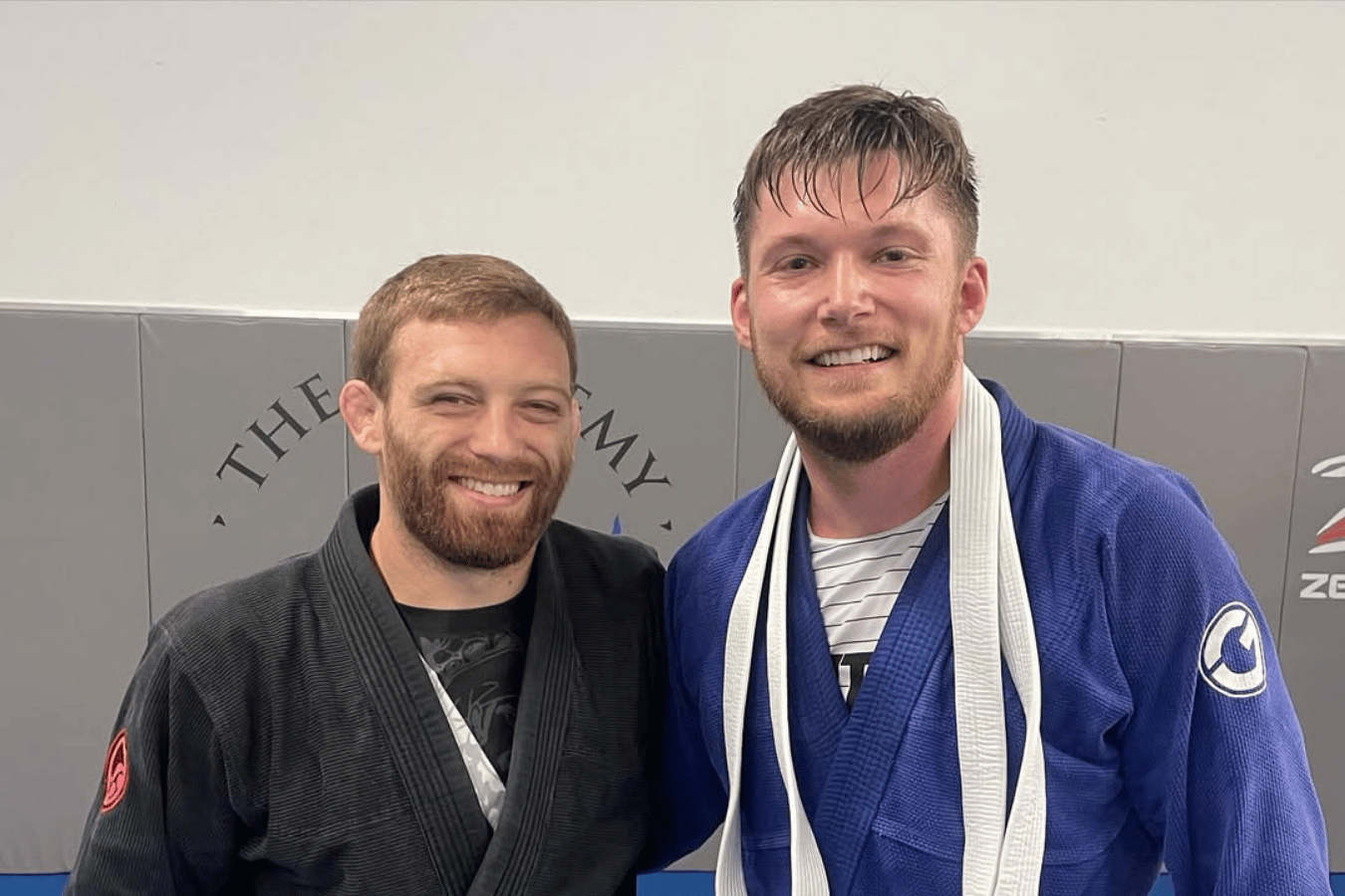 Adults practicing Brazilian Jiu-Jitsu drills at The Academy Eden Prairie near Minneapolis, MN.