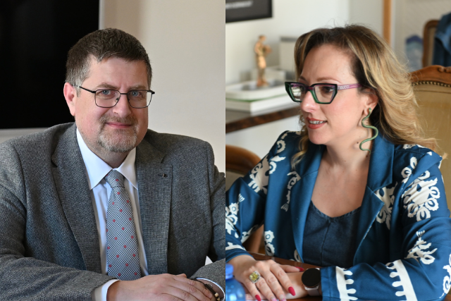 Roberto Santangelo (assessore regionale) - Rosa Pestilli (Presidente Commissione Pari Opportunità Regione Abruzzo) 