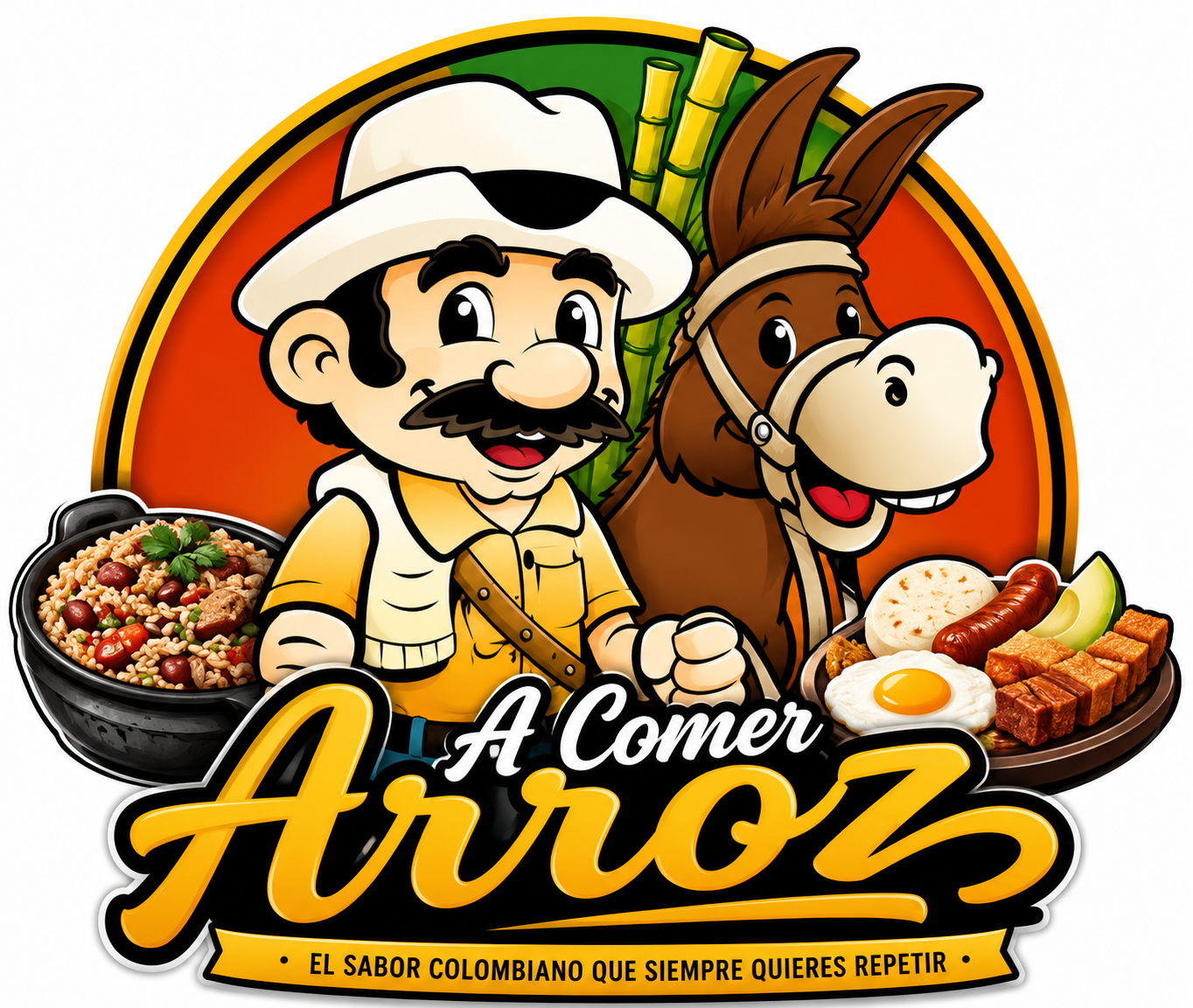 Logo de arrocito paisa