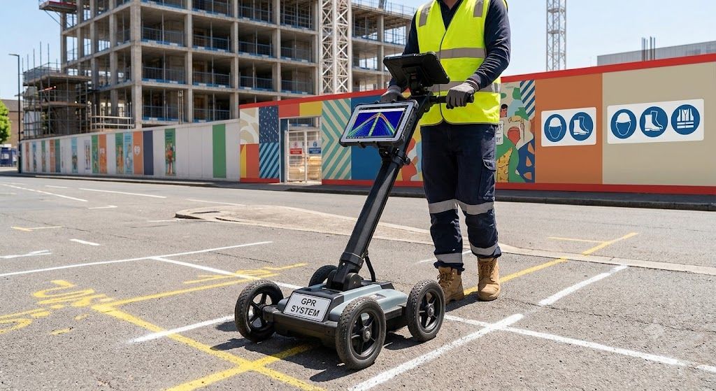 Ground penetrating radar scanning