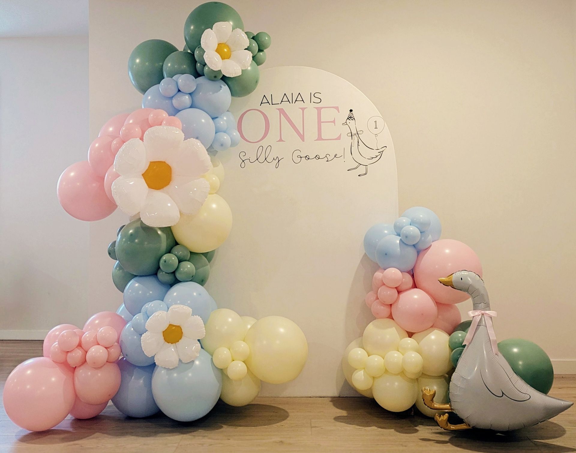 silly goose birthday balloons