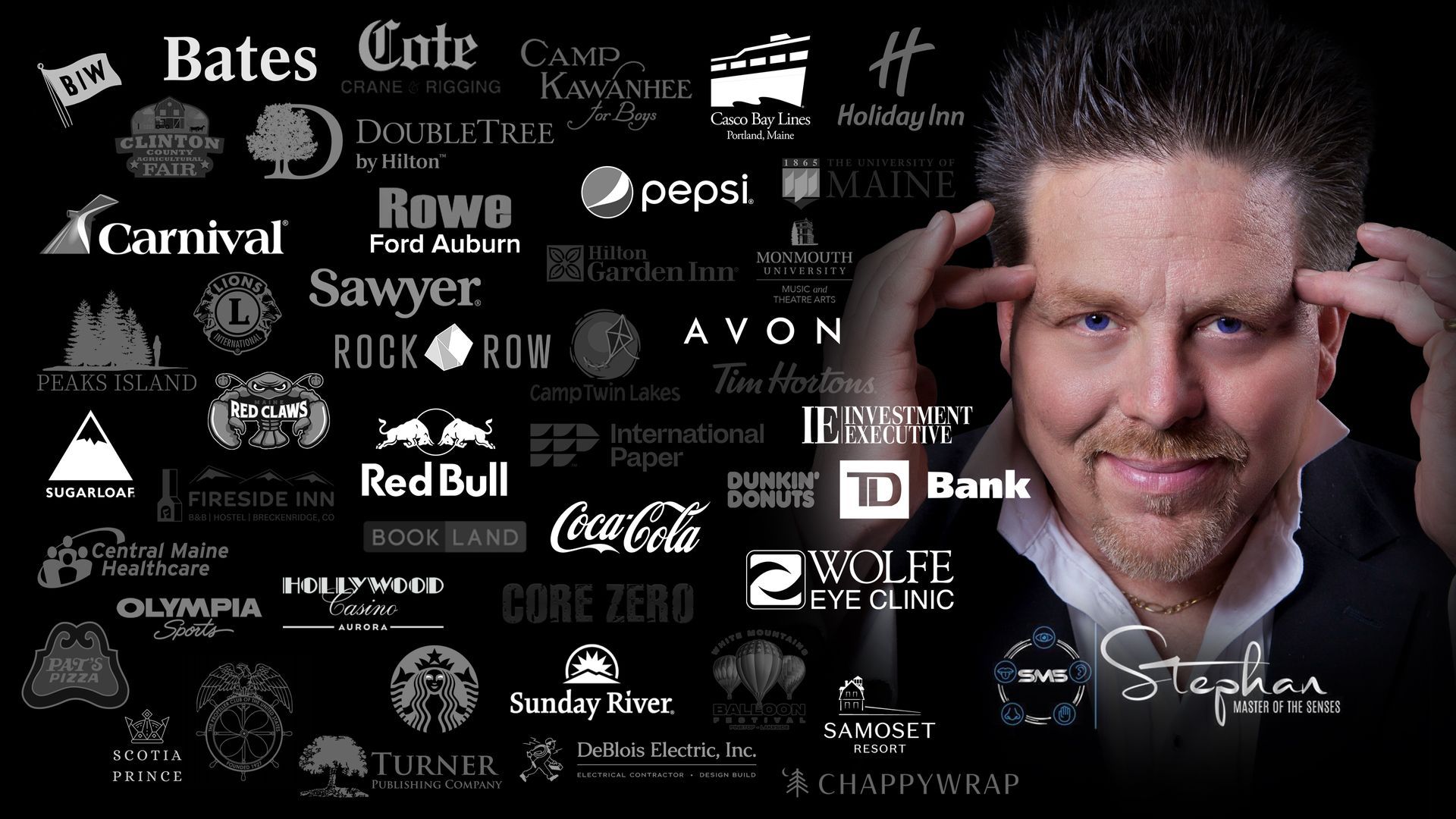 Stephan's satisfied client logos across the Boston area.