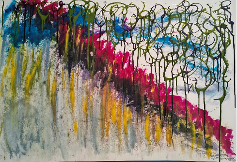 water color art therapy piece