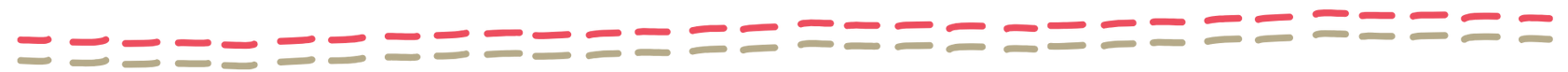A series of small rectangular shapes in pink and black are arranged in a horizontal line.