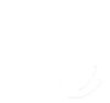 White abstract design with curved lines and shapes.