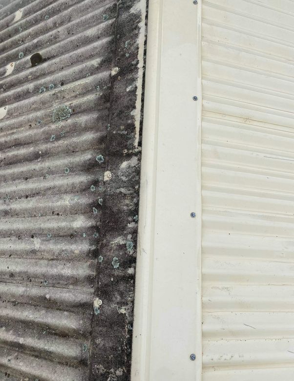 Yellowish roof half cleaned | Gisborne, VIC | H&M Roofing