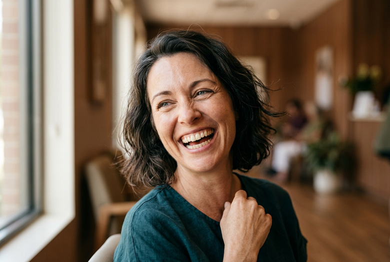 Smile after cosmetic dentistry