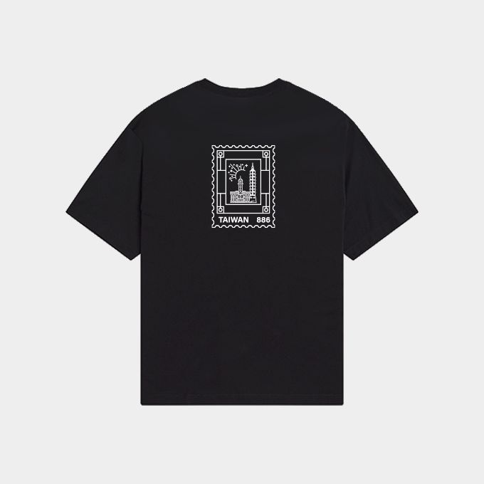 台灣人潮流短袖T-經典落肩款