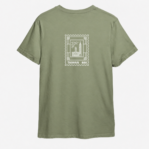 Taiwanese Fashion Short-Sleeve T-Shirt – Soft Cotton Premium Regular Fit (Luye Green)