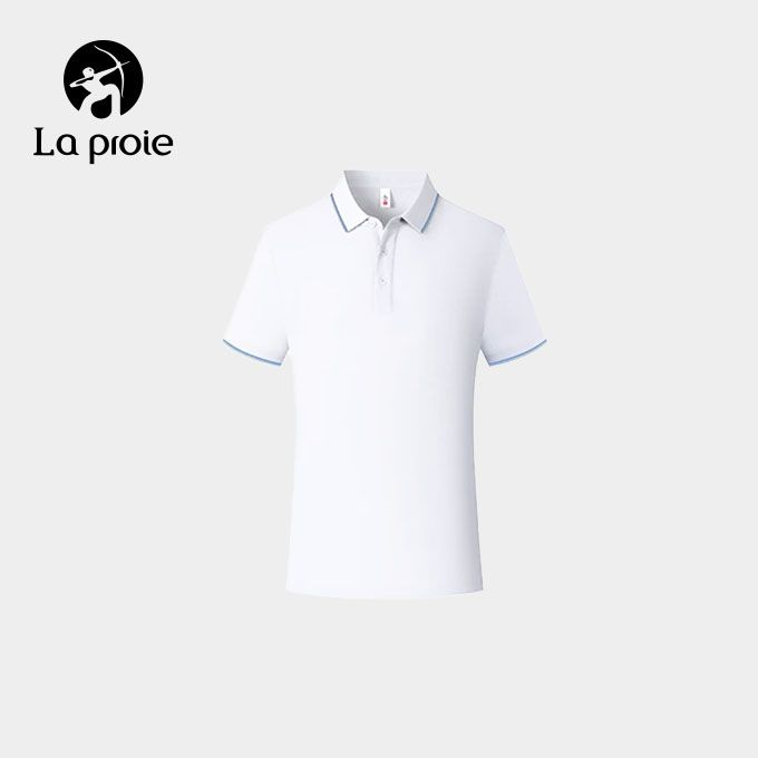 (TEAM)男女同款撞色翻領POLO衫-白色(CHB560215)