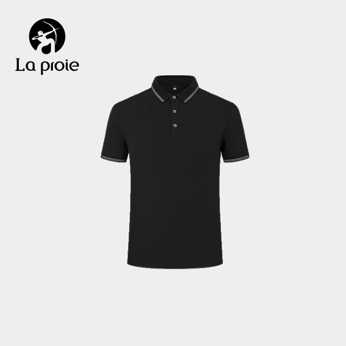 (TEAM)男款翻領柔棉高質polo衫-黑色(CHB560502)
