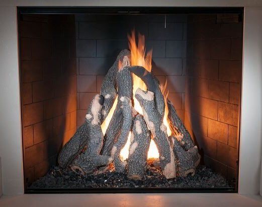 Close Up of an Indoor Fireplace — Addison, TX — Fireplace & Grill Factory Outlet