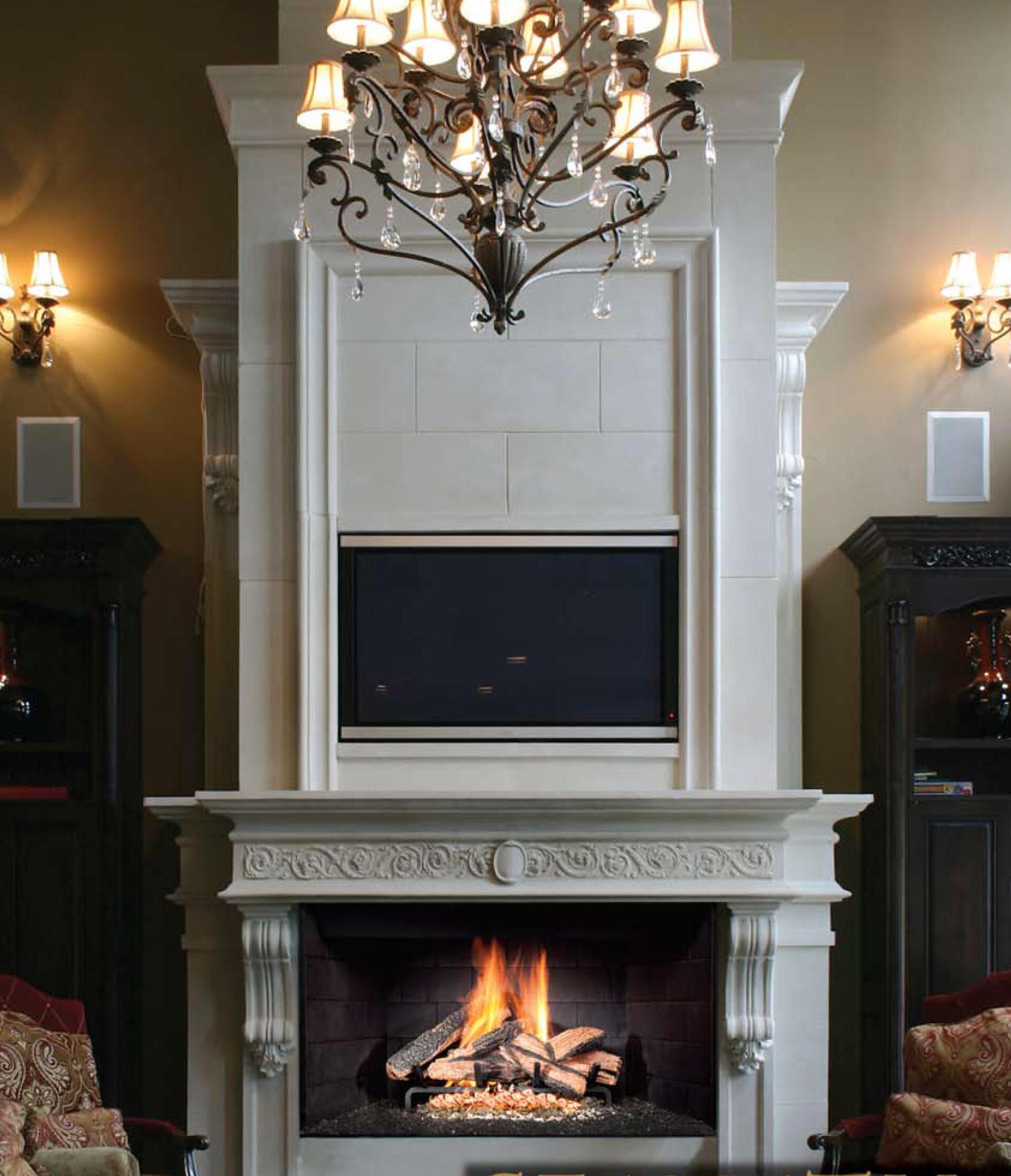 Modern Gas Fireplace — Addison, TX — Fireplace & Grill Factory Outlet