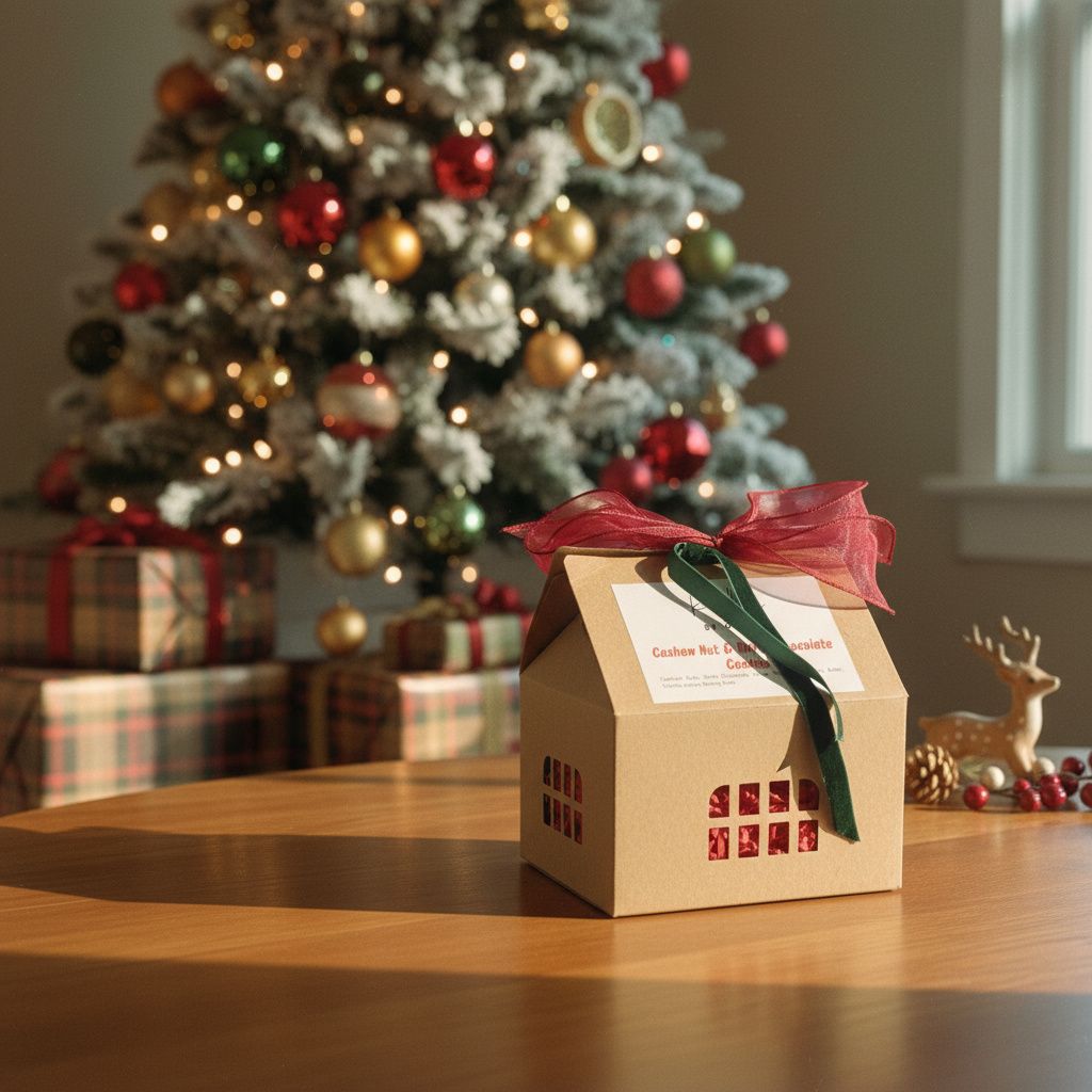 Curated luxury gift hamper  with artisanal sweets