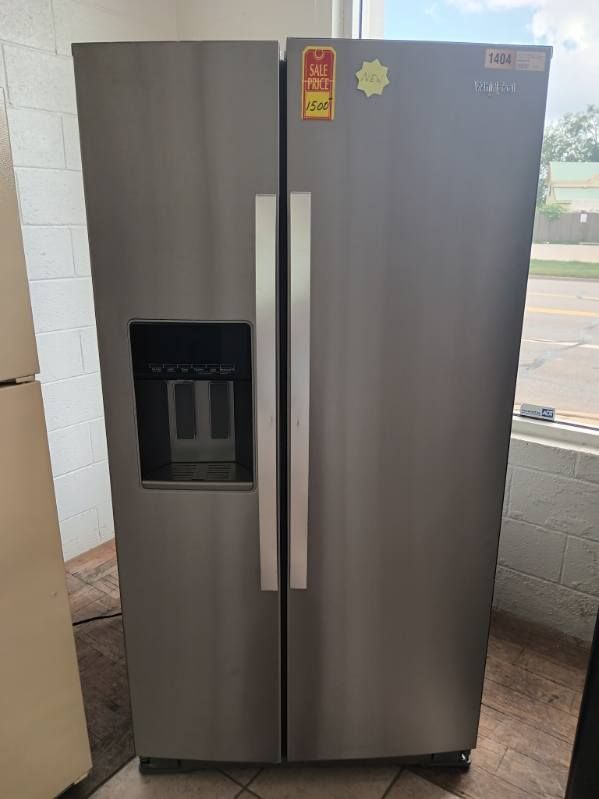 White fridge