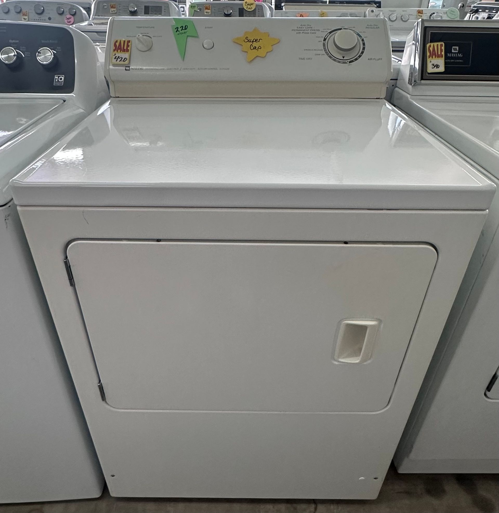 Maytag dryer electric/220 power