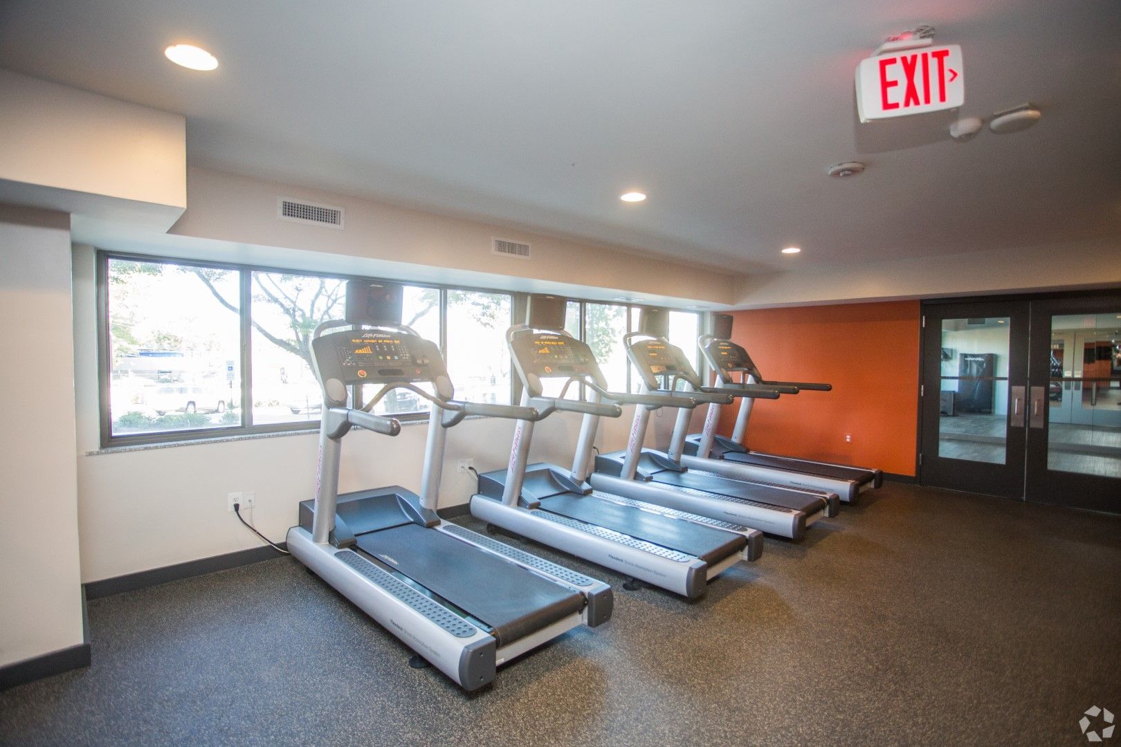 Fitness center at The Mark by Solaire in Alexandria, VA.