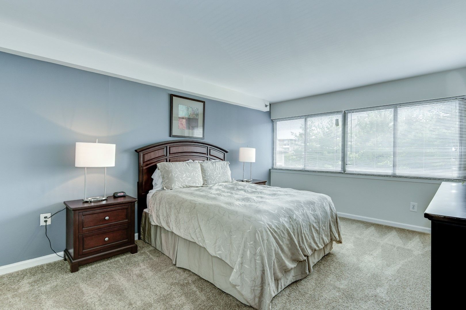 Bedroom at The Mark by Solaire in Alexandria, VA.