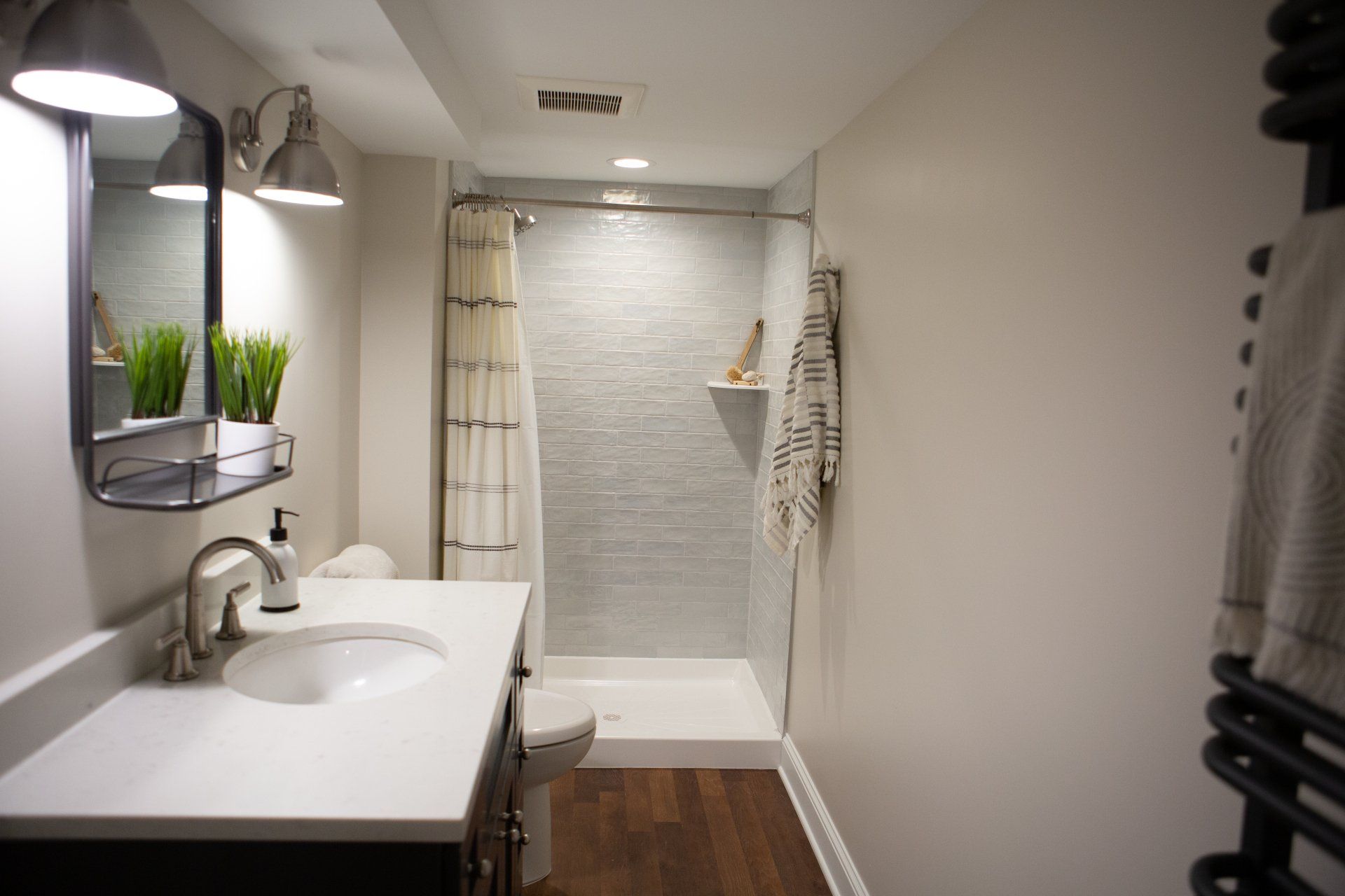 Remodeled bathroom