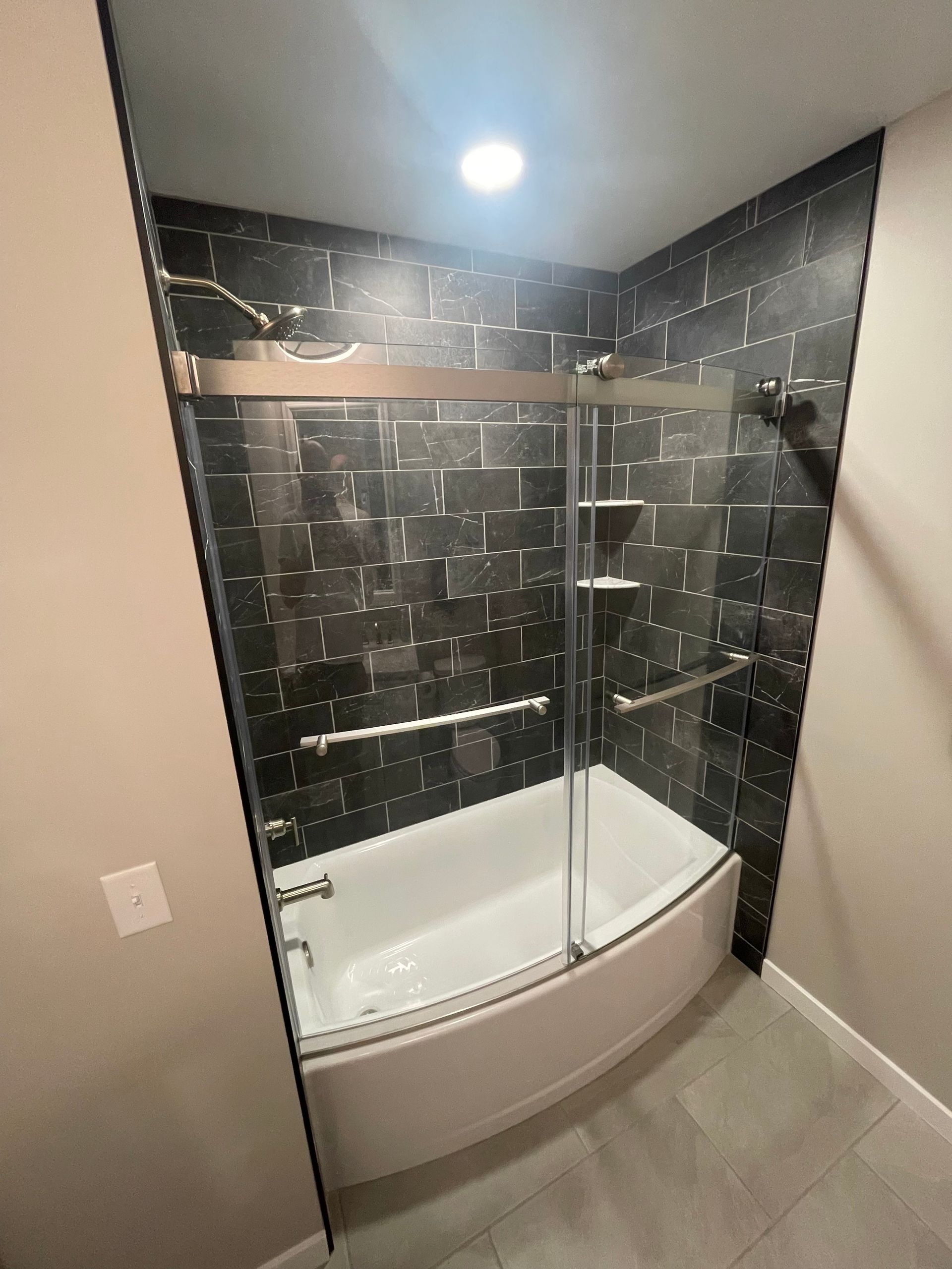 new shower