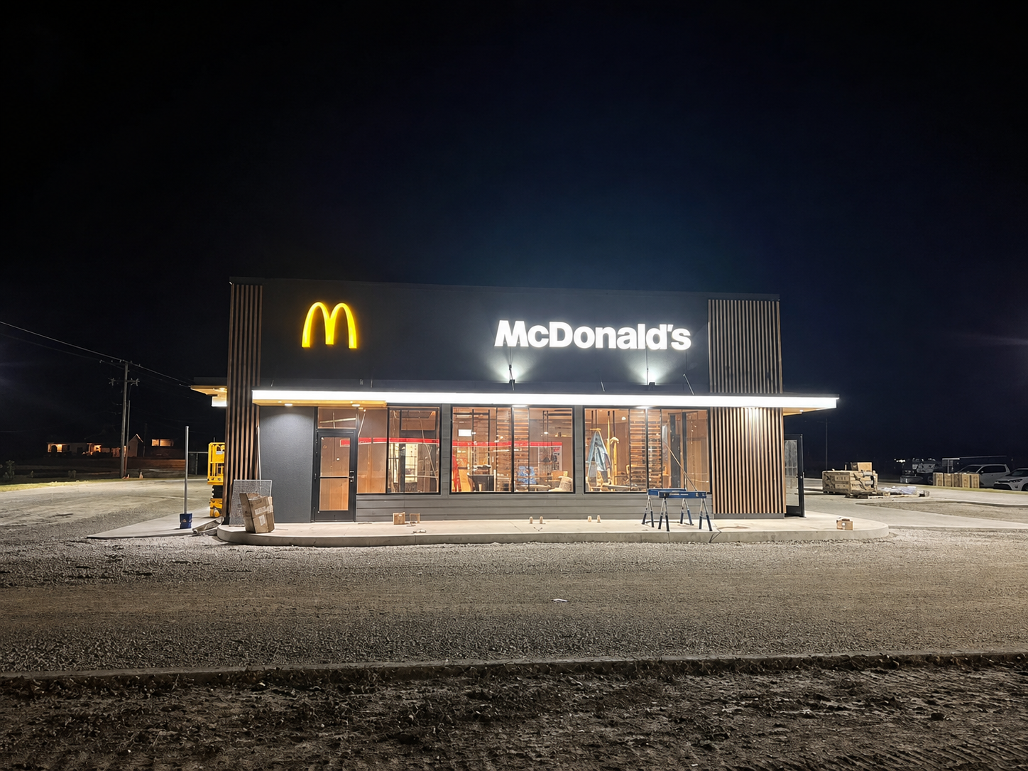 commercial lighting and signage installation