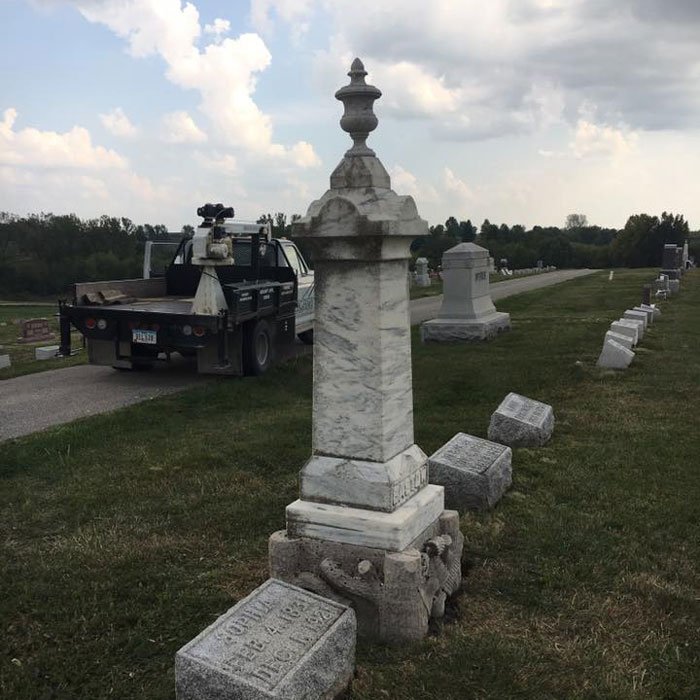 Tombstones Mount Ayr, Iowa Eighmy Friedrich Monument Co