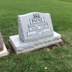 Slanted Monument — Mount Ayr, IA — Eighmy Friedrich Monument Co