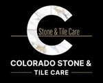 Colorado Stone & Tile Care logo with a marble-textured C on a black background