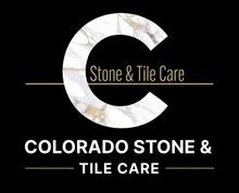 Colorado Stone & Tile Care logo with a marble-textured C on a black background