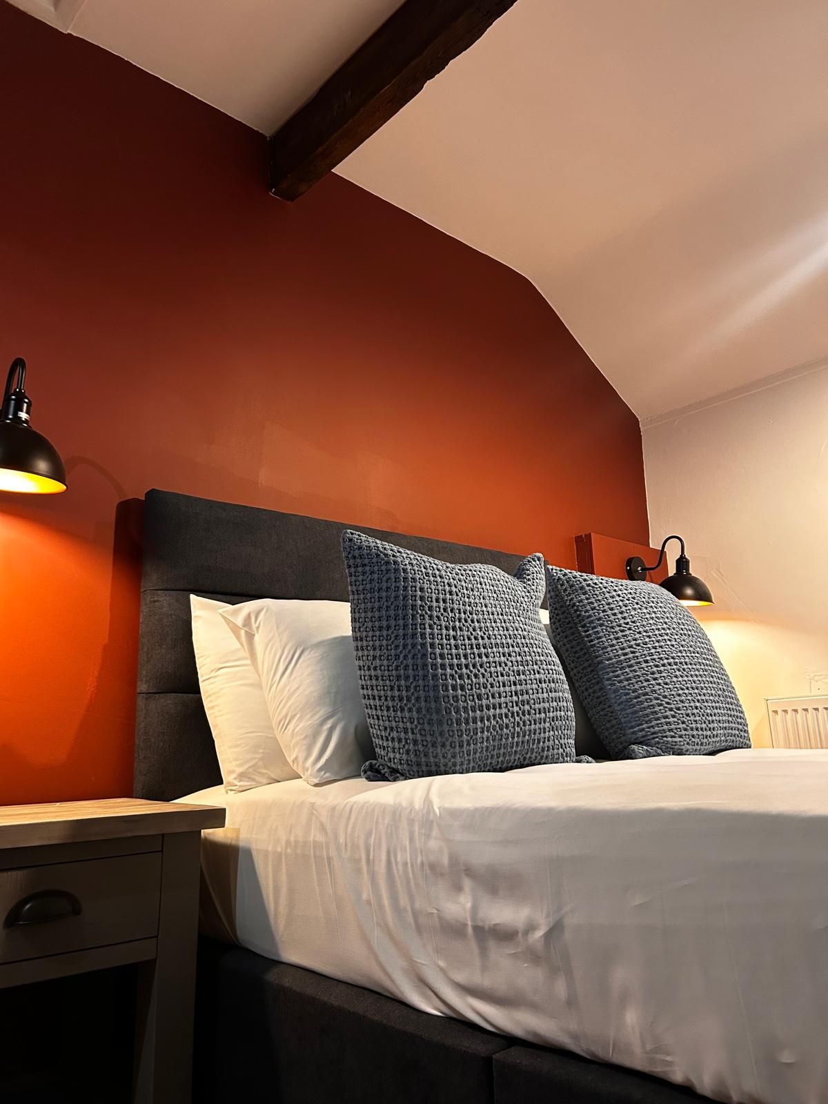 A bedroom at The Acle Steak, Norfolk Broads
