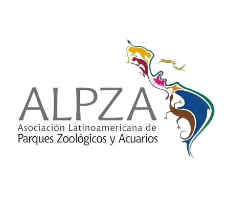 ALPZA logo with colorful stylized animal and text “Asociación Latinoamericana de Parques Zoológicos y Acuarios”