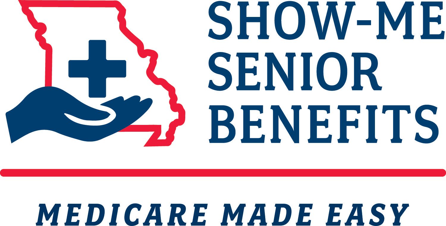 A logo for show me senior benefits medicare made easy