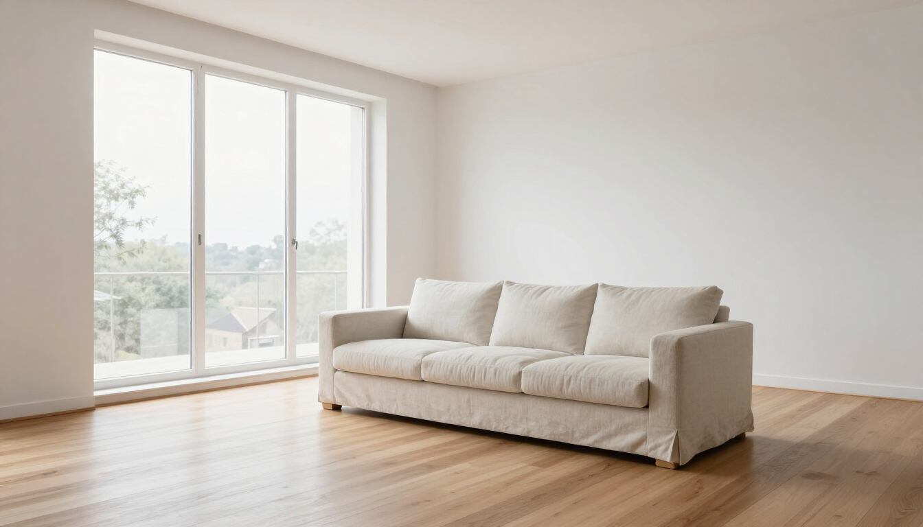 Nordic minimalist apartment interior