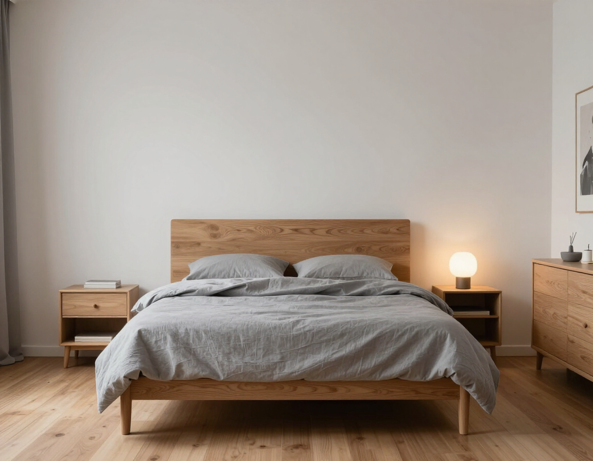 Scandinavian bedroom interior