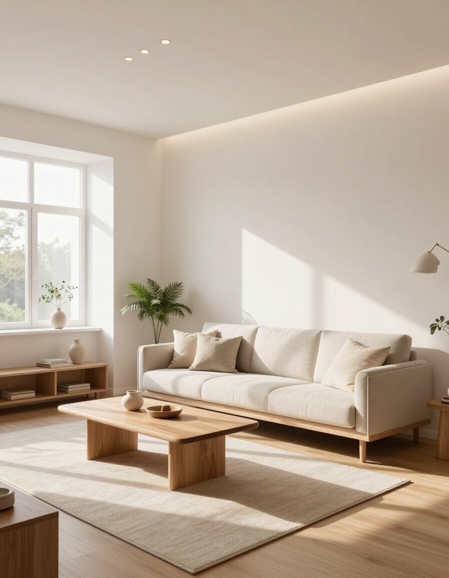 Strandveien Residence living room