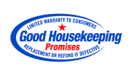 The logo for good housekeeping promises replacement or refund if defective.