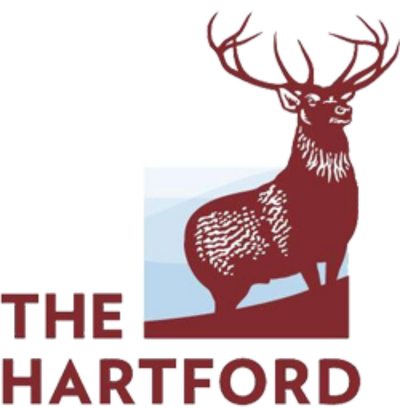 The hartford logo has a deer on it