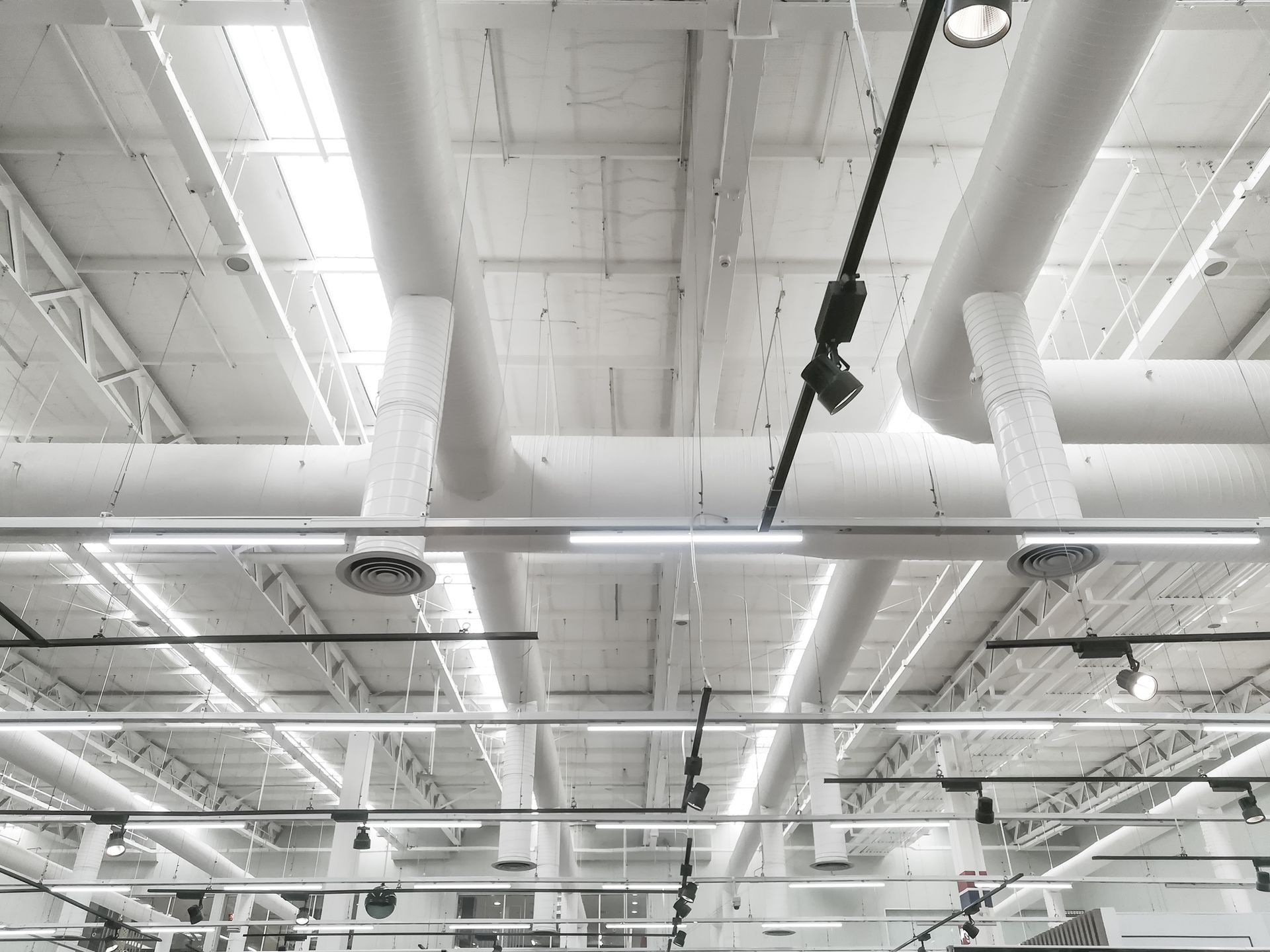 Ceiling of Commercial Building — Edgewater Park, NJ — Schoen Air Duct Cleaning Ceiling of Commercial Building — Edgewater Park, NJ — Schoen Air Duct Cleaning