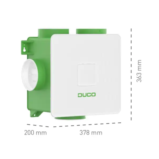 DucoBox Reno 325m3/h met euro stekker en draadloze bediening