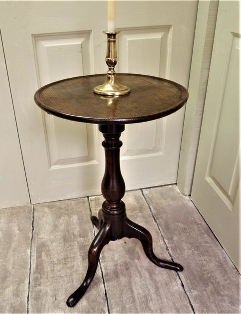 Georgian oak candlestand The Antiques Source Stable Cottage Vicarage Lane Steeple Ashton Trowbridge Wiltshire BA14 6HH