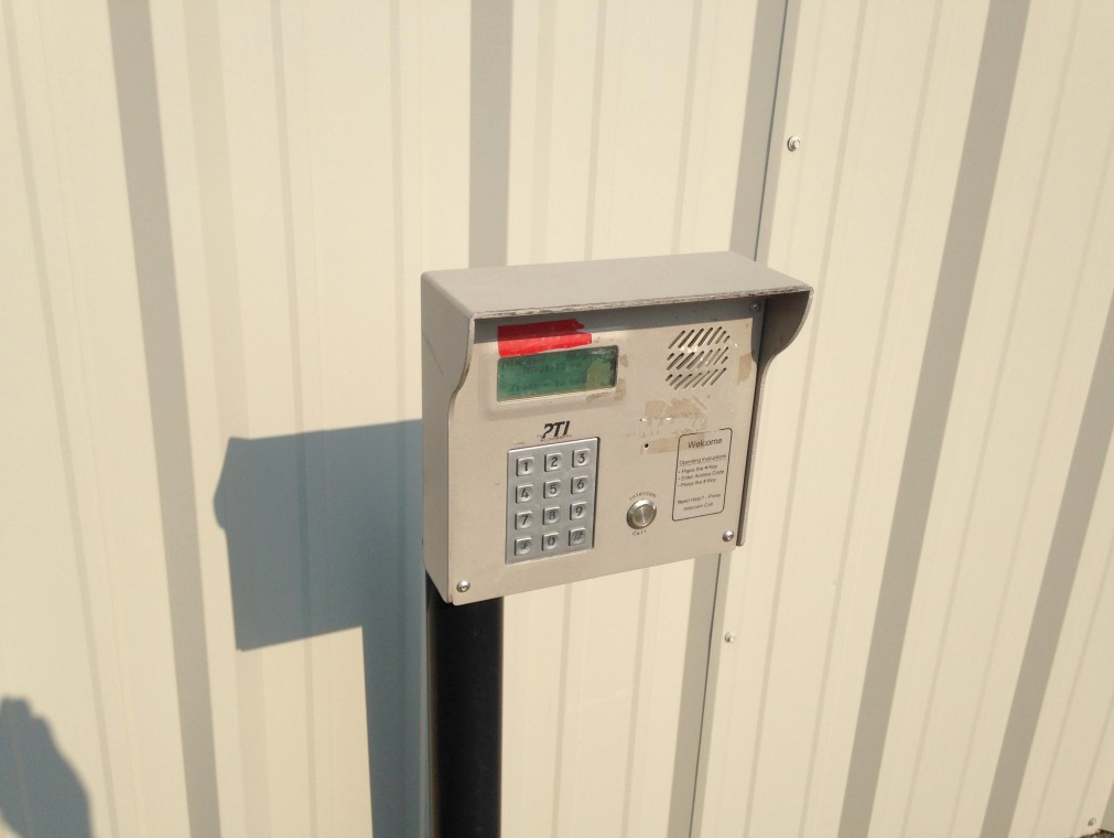 A keypad with the number 301 on it