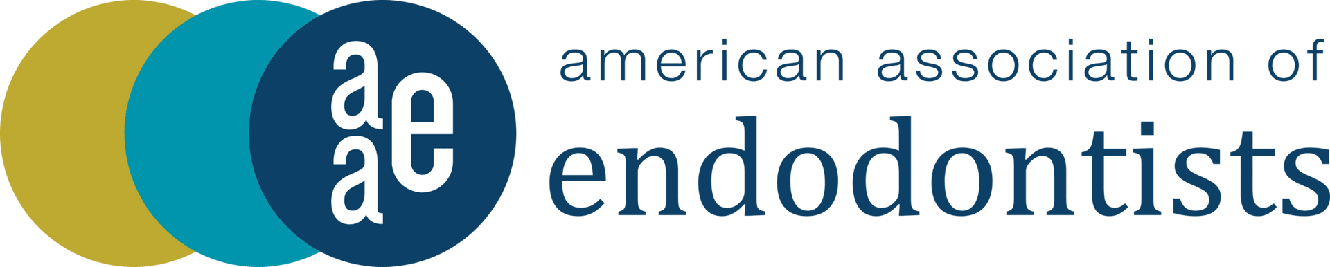 The logo for the american association of endodontists