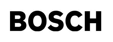 Black BOSCH logo on a white background
