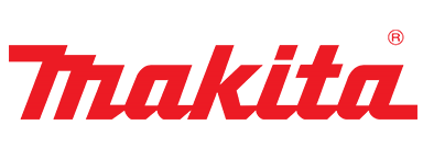 Makita logo in red on a white background