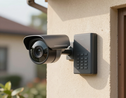 Sistema antifurto con telecamera di sicurezza