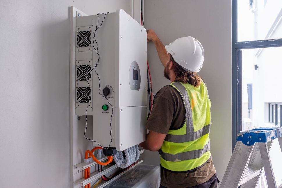 Inverter e quadro elettrico di un impianto fotovoltaico
